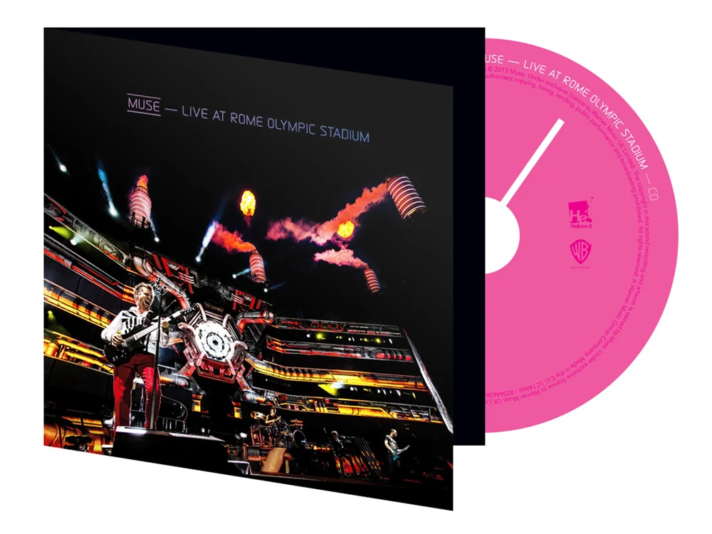 Muse — Live at Rome Olympic Stadium, cover mock