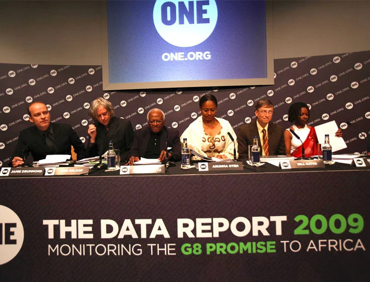 ONE — The Data Report 2009, press conference
